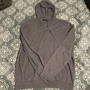 Gray Hooded Sweatshirt